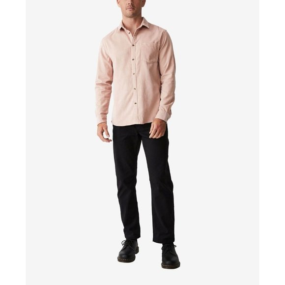 COTTON ON Men's Pink Haze Camden Long Sleeve Ribbed Shirt Size Large NWT W607AFA - Picture 3 of 3